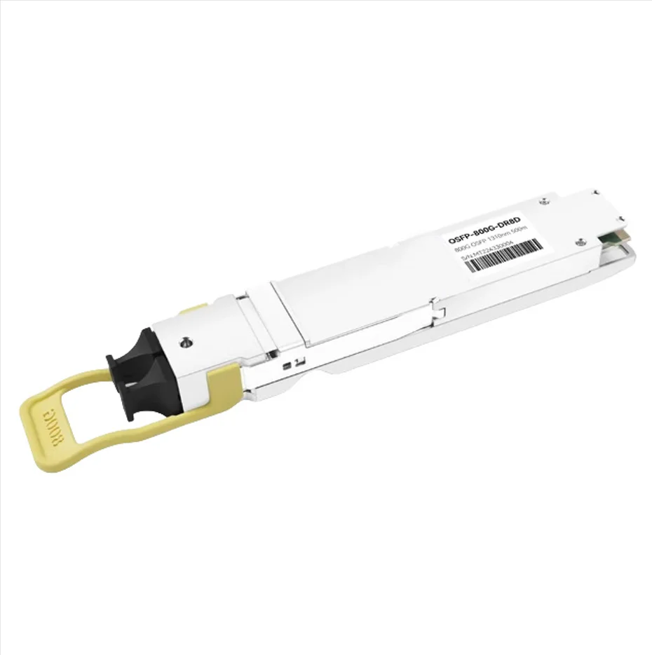 Dual-Port 800G Optical Module OSFP 2x400G 1310nm 500m MTP/MPO-12 for High-Speed Data Center Networking