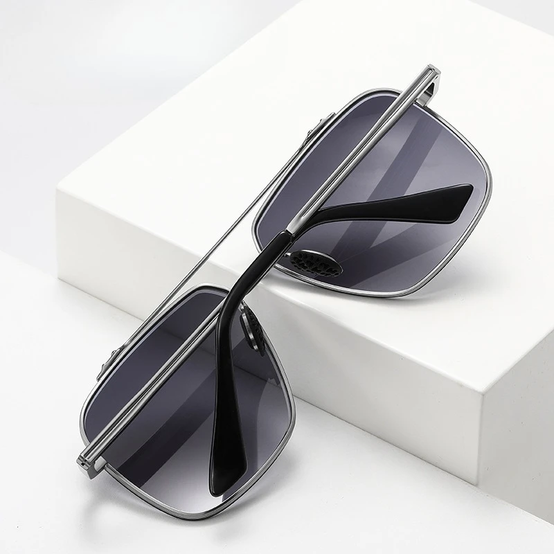 Новые модные поляризационные солнцезащитные очки с градиентом для путешествий на открытом воздухе, легкие вождения, защита от ультрафиолета, роскошные винтажные очки