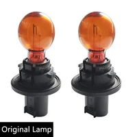 2 uds ámbar Original PU20d/6 12272 SHPC12V/24WY PH24WY lámpara halógena para Audi Q5 Cadillac GMC luces de señal de giro 12V