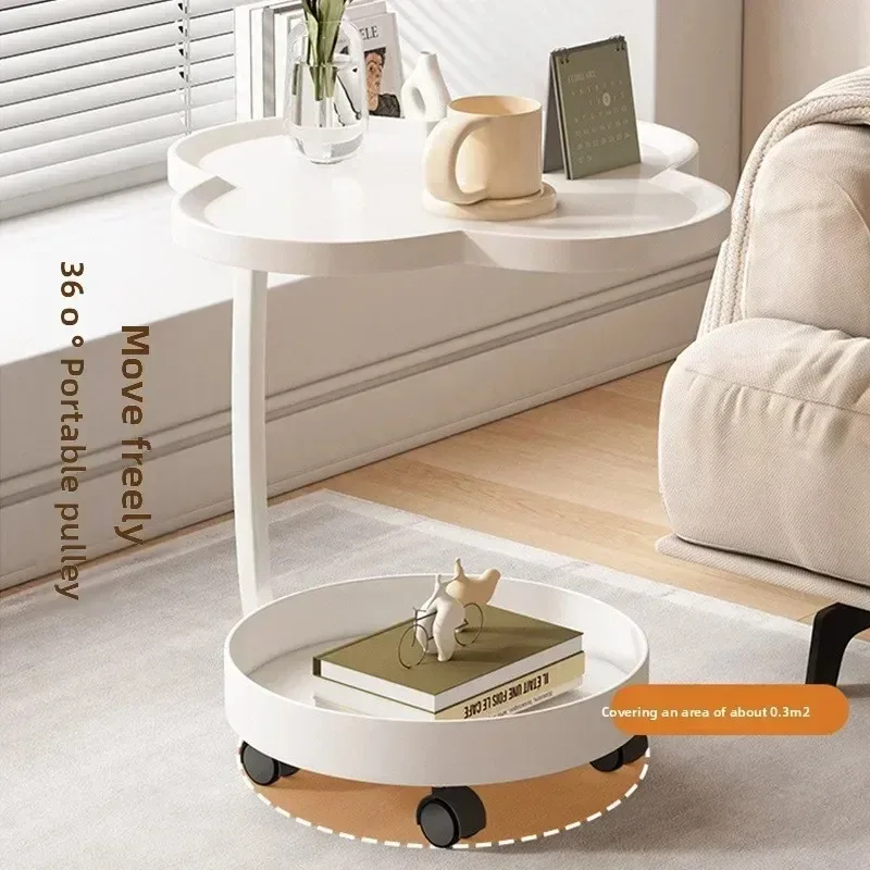 

Новая модель: Приставной столик-тумба для дивана, мобильная полка, маленький кофейный столик, прочный и долговечный.