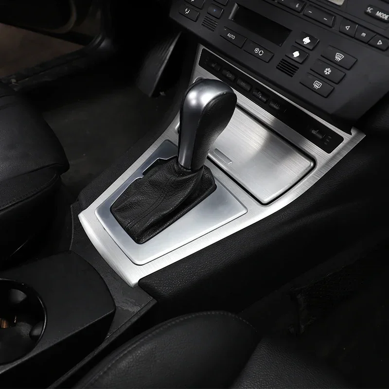 For BMW X3 E83 2006-210 ABS Silver Car Gear Shift Steering Wheel Air Conditioner Outlet Frame Cover Trim Sticker Car Accessories - Image 6
