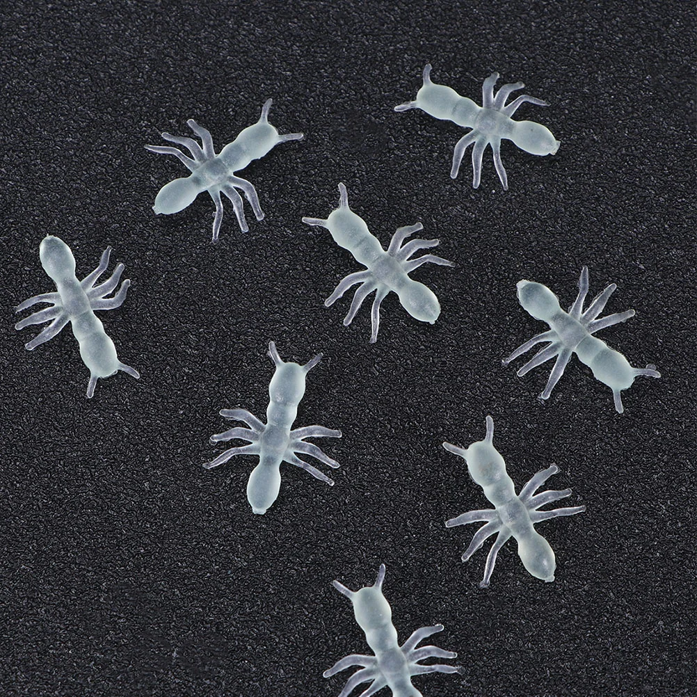 100 Pcs Simulated Ants Halloween Simulation Tricky Toy Prank Dcoer Outdoor Toys