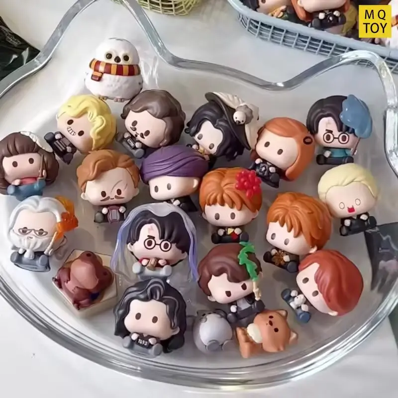 

New Harry Potter Defense Against The Dark Arts Mini Bean Figurine Blind Bag Cute Office Desktop Decor Collectible Doll