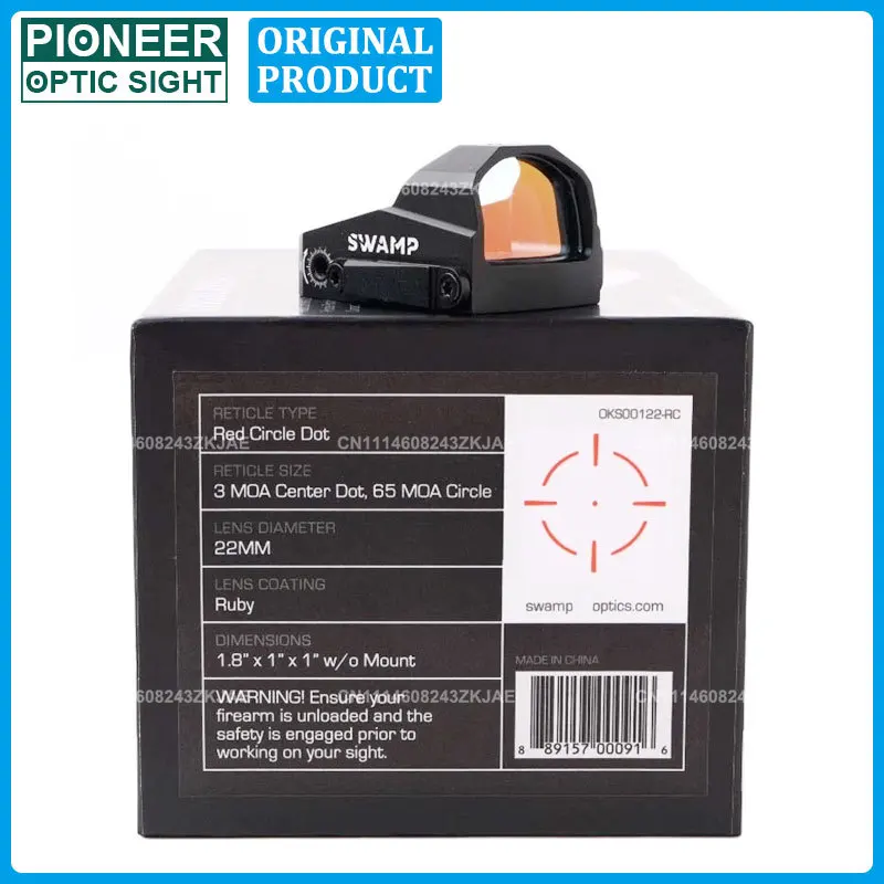 ORIGINAL KINGSLAYER 1x22MM 3MOA Reflex Red Dot Sight R*R Footprint Picatinny Mount Hunting Handgun Pistol Optic Sight Riflescope