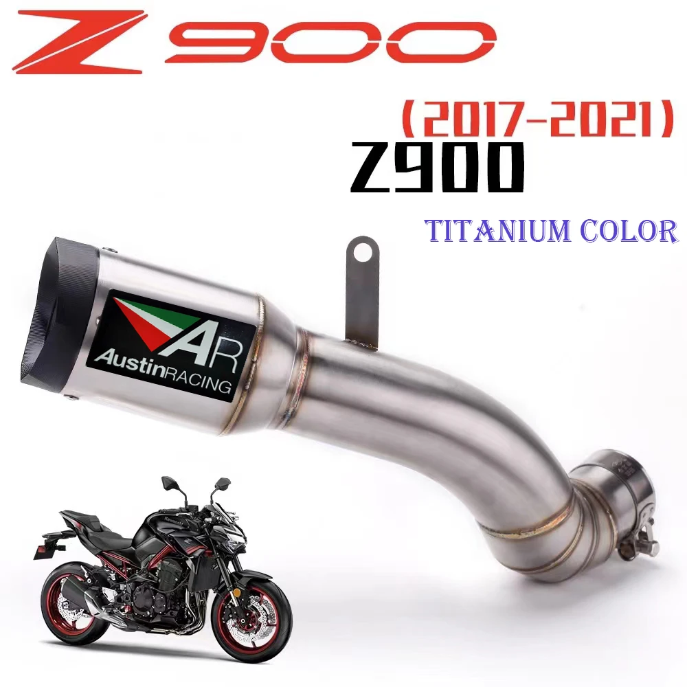 Rafesno Carbon fiber exhaust pipe for Kawasaki Z900 2017-2021 modified exhaust AR series exhaust pipe