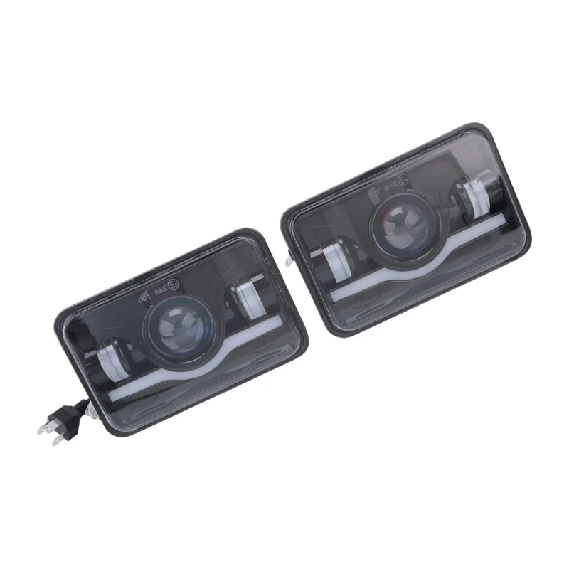 4x6 Inch LED Headlight, LED Vehicle Work Light Pair, 4,700 per Light with 30 W and 40 W Modes, 9-32 V Direct-Current 68UF