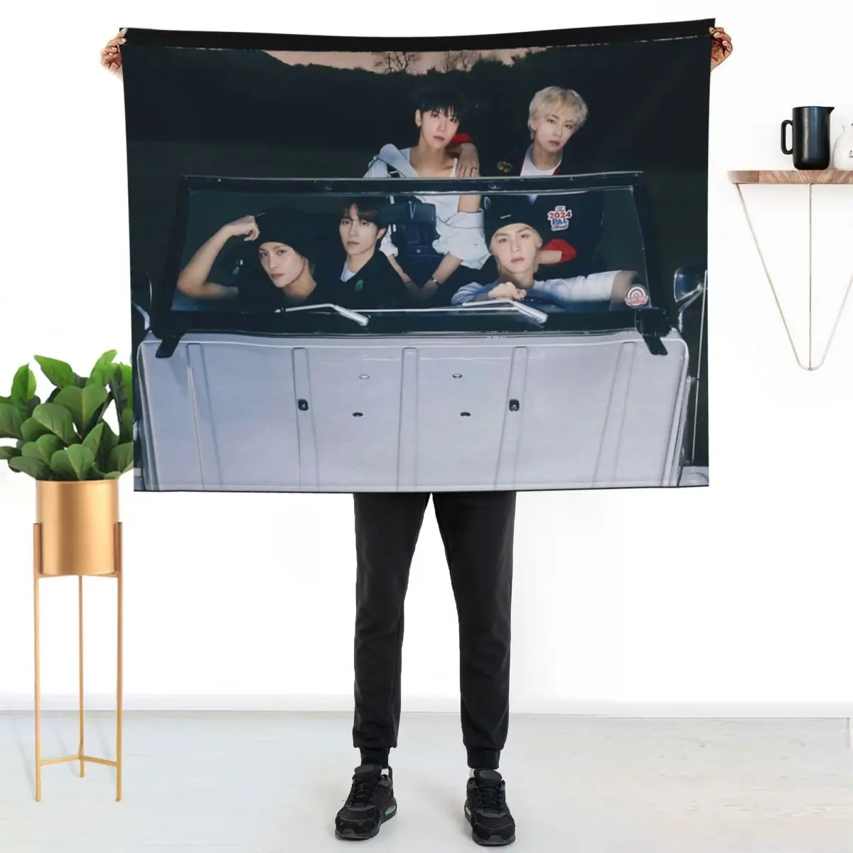 

WayV GiveMeThat Throw Blanket Flannel Fleece Soft Warm Throw Blanket