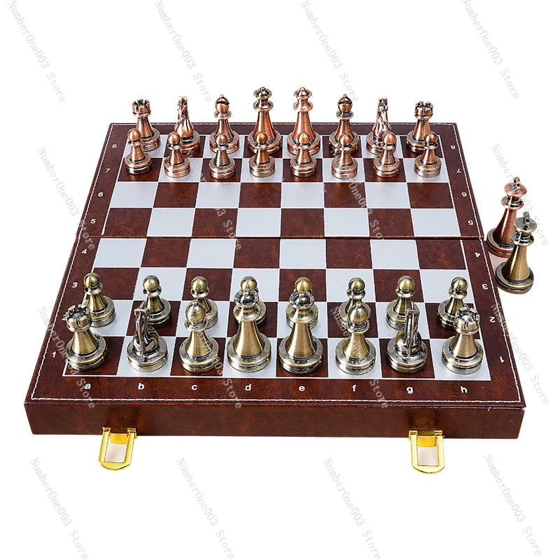 

Магнитный набор шахмат для соревнований, магнитные портативные высококачественные фигуры, складная шахматная доска, детские фигуры, шахматы в западном стиле