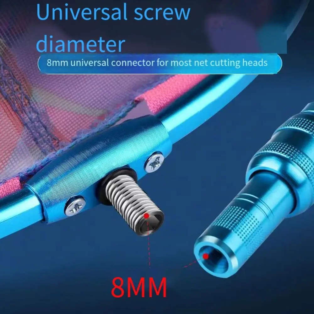 Aluminiowa Kieszonkowa Siatka do Łowienia Ryb Przenośna Odporna na Korozję Siatka do Dipowania Składane Wędki Zabawka Wędkarska do Łapania Owadów