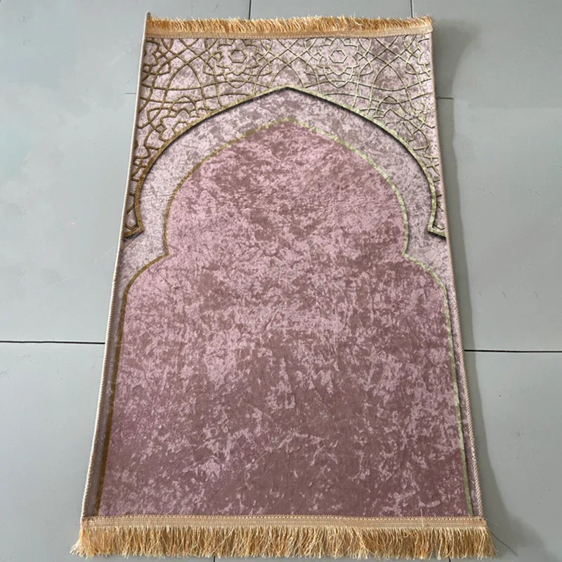 Worship Mat Carpet Floor Mat Prayer Mat Golden Diamond Velvet Thickened Adult Worship Carpet Worship Carpet Worship Mat