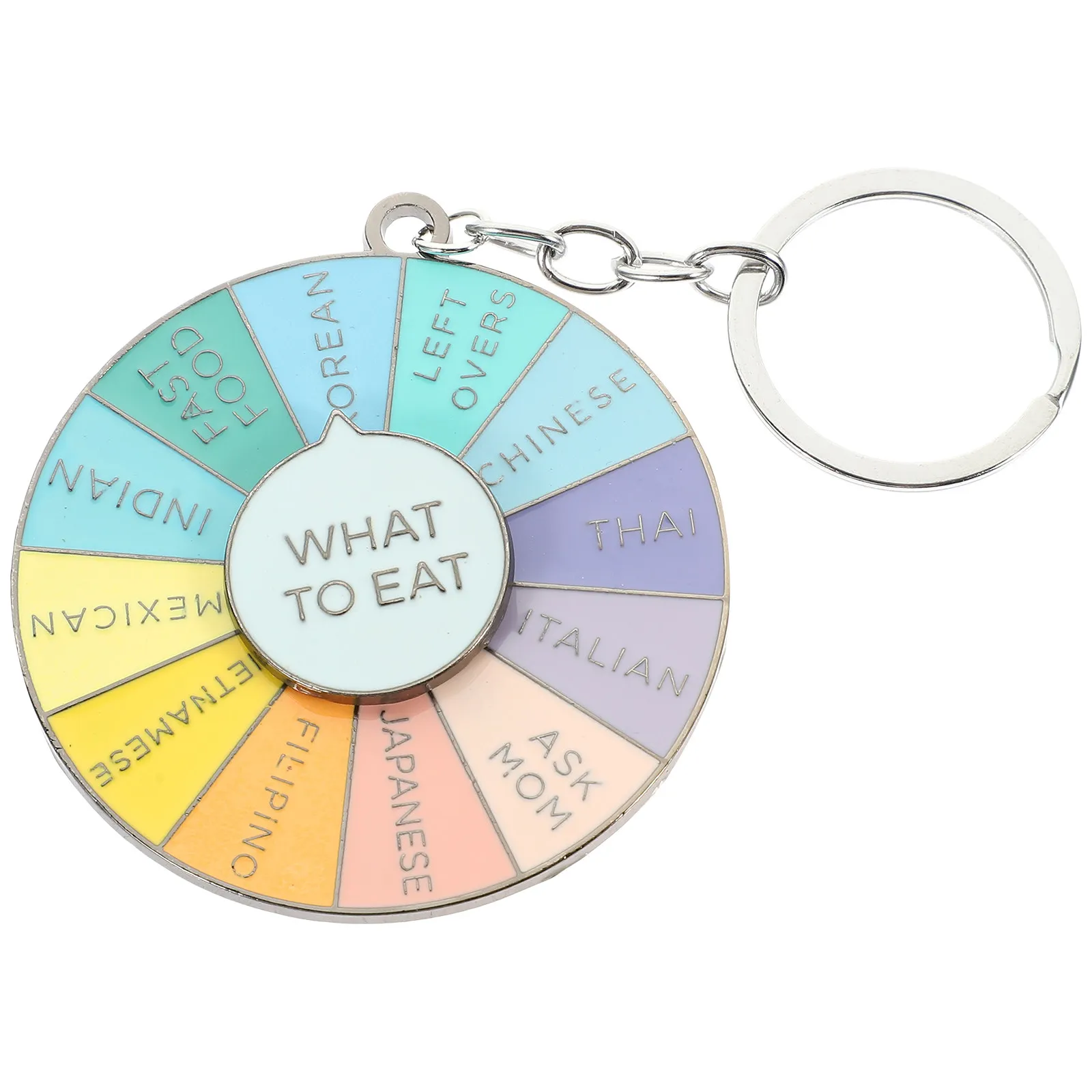 Metal Roulette Wheel Keychain Pendant Vintage Style Keyring Bag Pendant Charm Decorative Key Holder Hanging Ornament Gift
