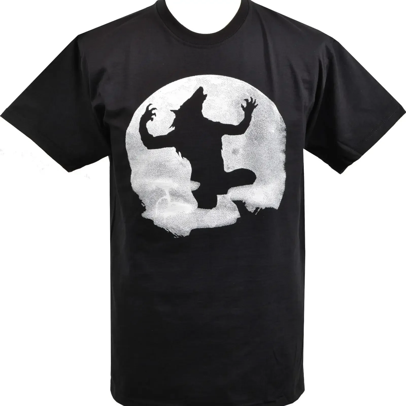 Мужская черная футболка HEULENDER WERWOLF VOLLMOND GOTH HORROR WOLF S-5XL, винтажная, с эффектом потертости, стильная, повседневная, эластичная