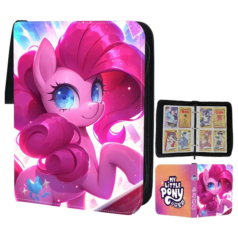 

Мой маленький пони, 400 шт., альбом, переплет на молнии, игровая карточка, коллекция хобби, папка для визитных карточек, периферийные устройства в стиле аниме, подарки с героями мультфильмов