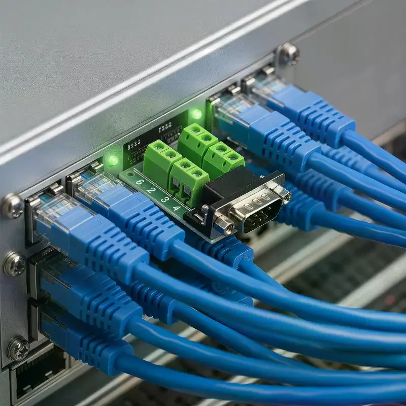 DB9 Serial COM Transfer-Free Solder Terminals - RS232 Male Connector with Back Side Screw for DIY Electronics Projects