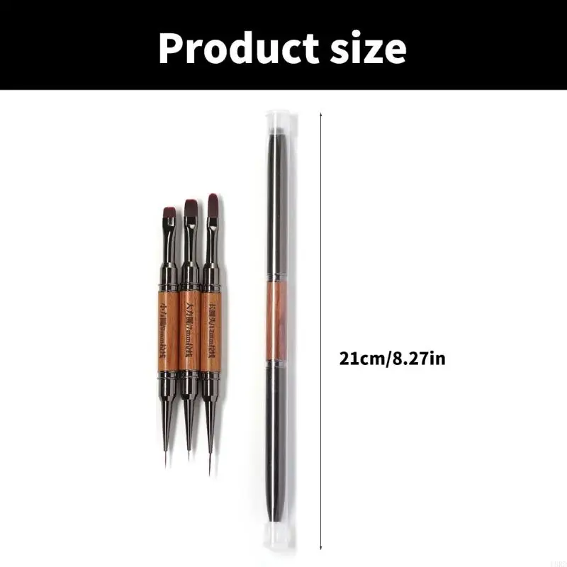 L8RD Unique Art Pen For Flower And Pattern Designs Flat Painting Drawing Liner