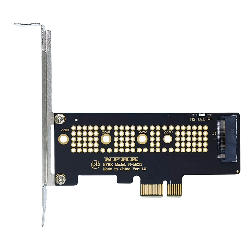 NVMe PCIe M.2 NGFF SSD TO PCIe การ์ดอะแดปเตอร์ X1 PCIe X1ไปยัง M.2การ์ดรองรับ2230 2242 2260ขนาด2280 NVMe M.2 SSD