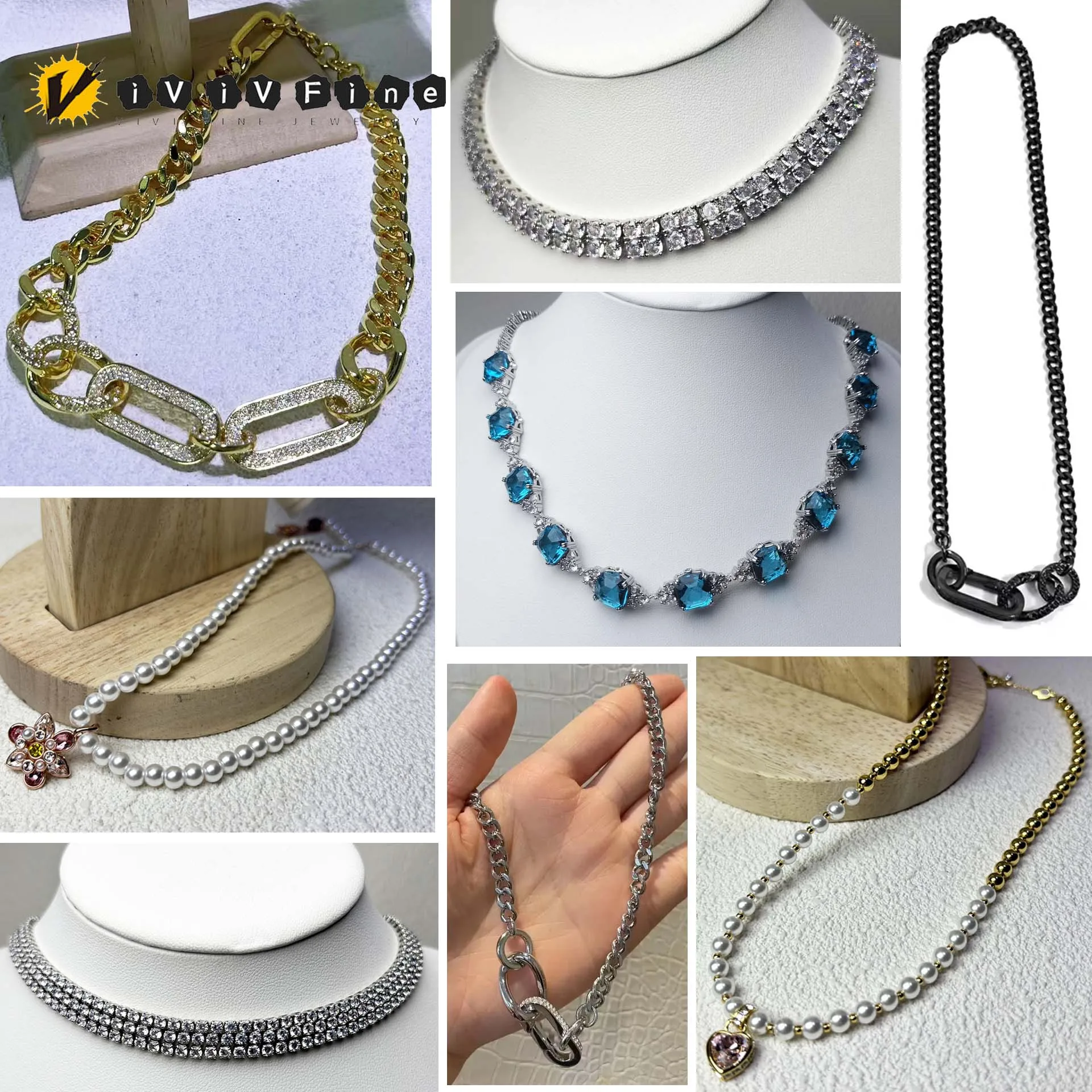 

2025 New Trend High-Quality Exquisite Stainless Steel Necklace Original for Women Chain Necklace Suitable for Party Gifts