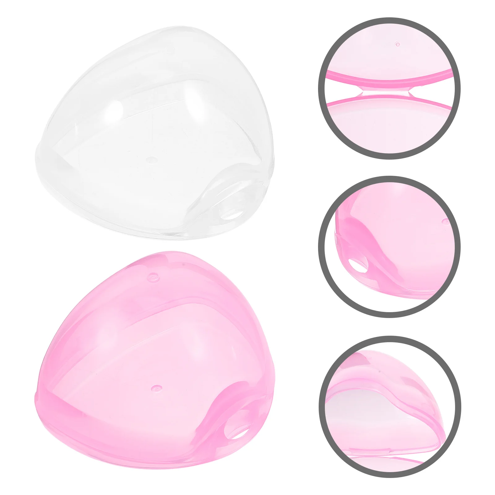 

4 шт., чехол для детской соски, портативный держатель, компактный ящик для хранения, дорожный контейнер для соски для чистой гигиены и путешествий