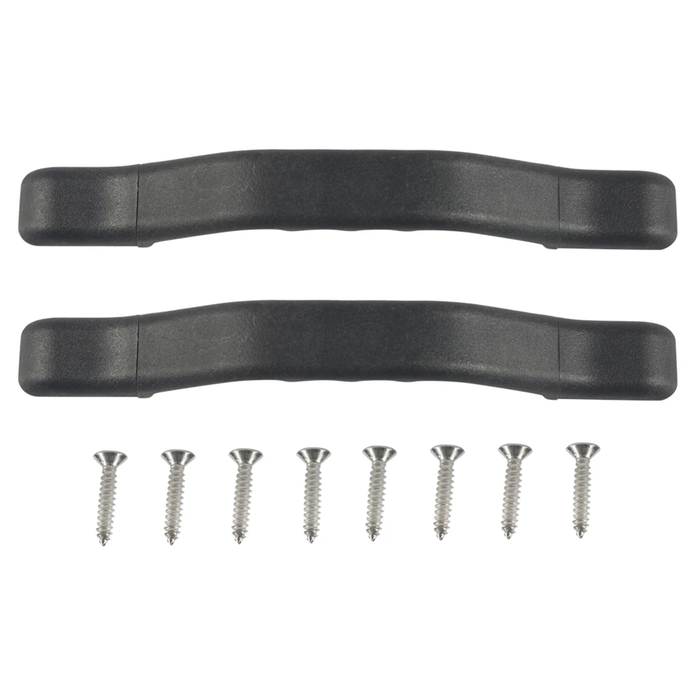 2 Pack 23CM Nylon RV Grab Handle with Screws, Non-slip Door Hand Grip For Camper, Cargo Trailer, Motor Home, Boat and Cart