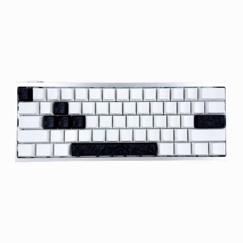 Carbon Fiber Forged Carbon Keycaps Original Height Keycaps Suitable for wooting little bees  Maifrom EZ60