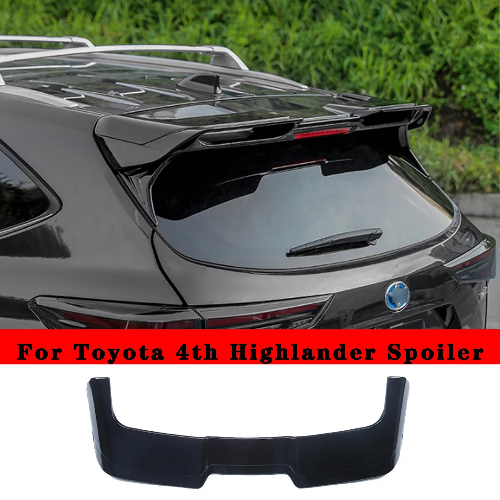 

Suitable for Toyota 4th generation Highlander spoiler 2021 2022 2023 Highlander upgrade trunk top wing modified sports spoilers