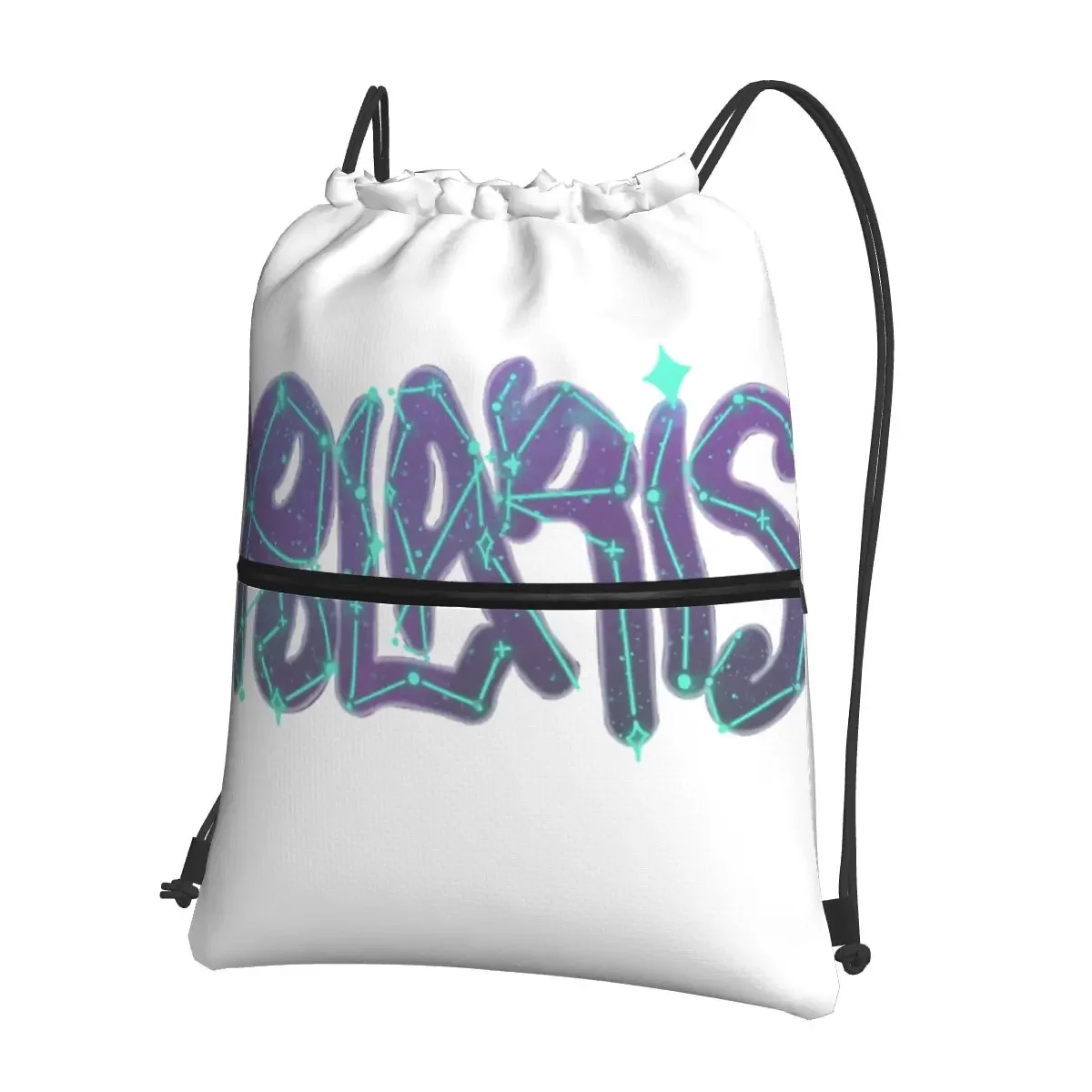 Polaris Saiko-mochila portátil con cordón para estudiantes, bolso de bolsillo para libros, a la moda, 1371KM