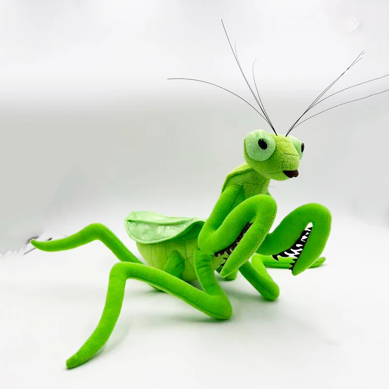 30/45cm Simulation Mantis Plush Dolls Lifelike Praying Mantis Toys Cute Insect Toy Funny Birthday Christmas Gift for Kids