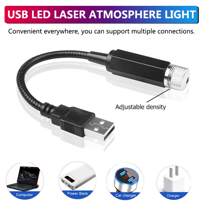 For BMW E46 E60 E39 F10 F30 F20 E87 E91 E90 G30 E34 E30 E92 1 3 5 7 Series Car LED Atmosphere Light Interior Decorative Light view 3