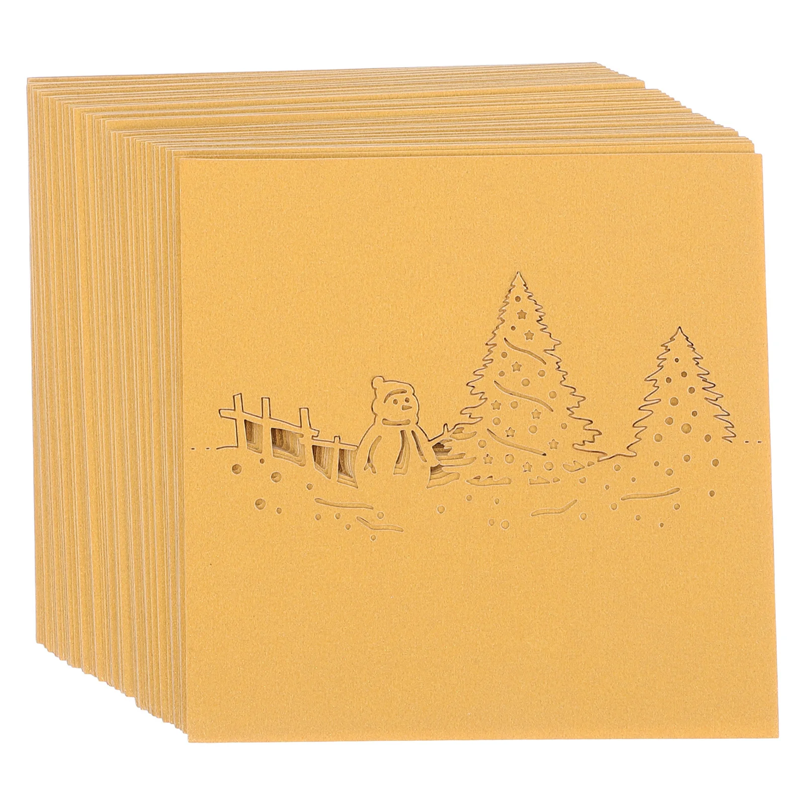 

50Pcs Snowman Christmas Place Cards Premium Table Name Tags for Banquet Seating Winter Party Table Settings Reusable Holiday