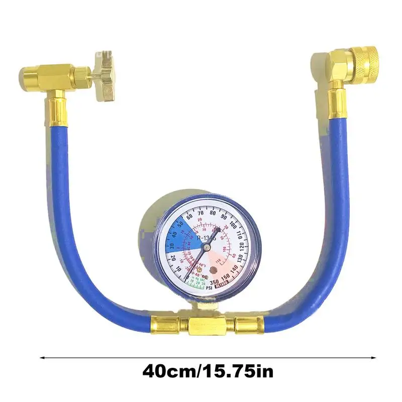 Reliable Freon Charging Hose R134A Ac Charger For Car Freon With Pressure Gauge AC Charger Recharge Hose M14 Or 1/2 Inch Thread