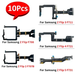 10Pcs，NEW Motherboard Connect Flex Cable Mobile Phone Replacement Parts For Samsung Z Flip 2 3 4 5 F1707B F711 F721 F731 F700