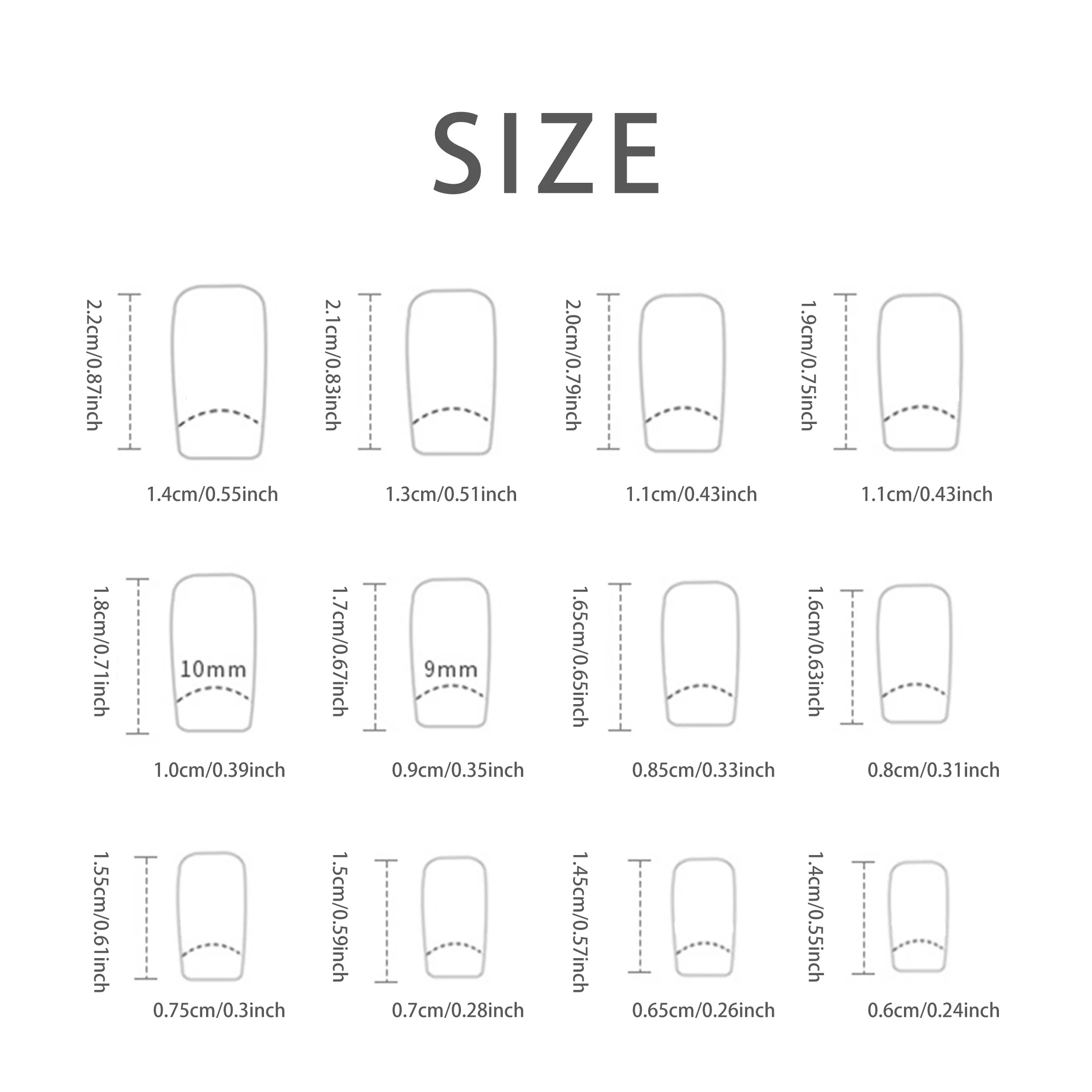 24 PCs Short French Minimalist Nails with 1 Jelly and 1 Nail File image 4