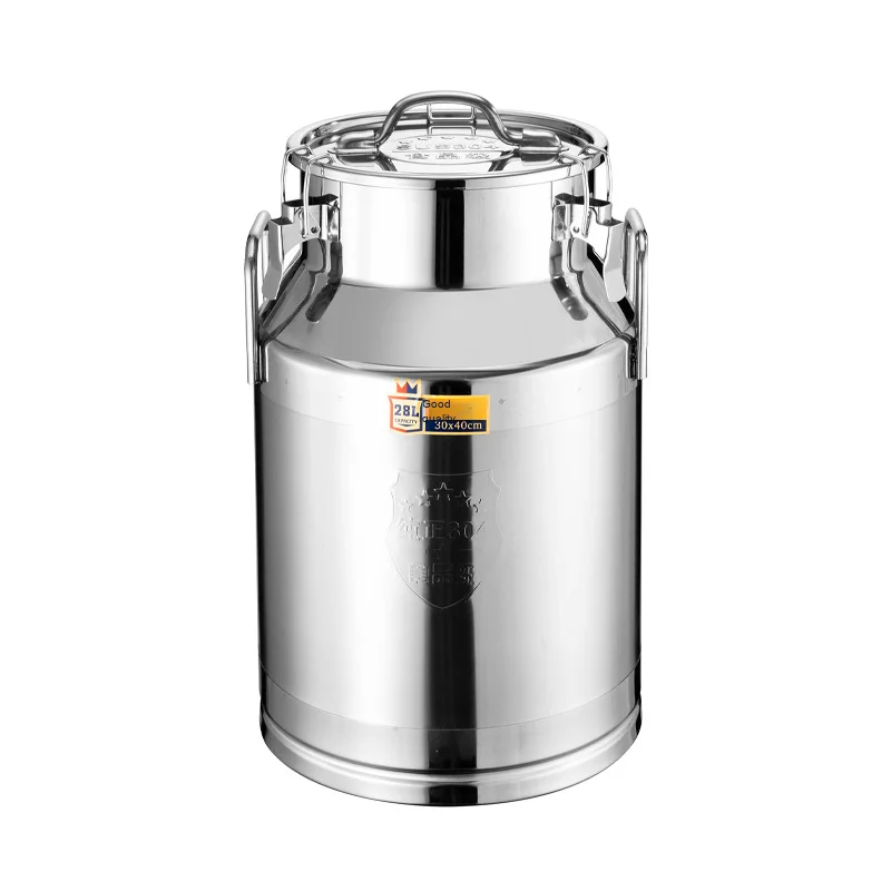 

Commercial 304 stainless steel wine milk tea tank sealed barrel for home kitchens, for oil parties and food storage