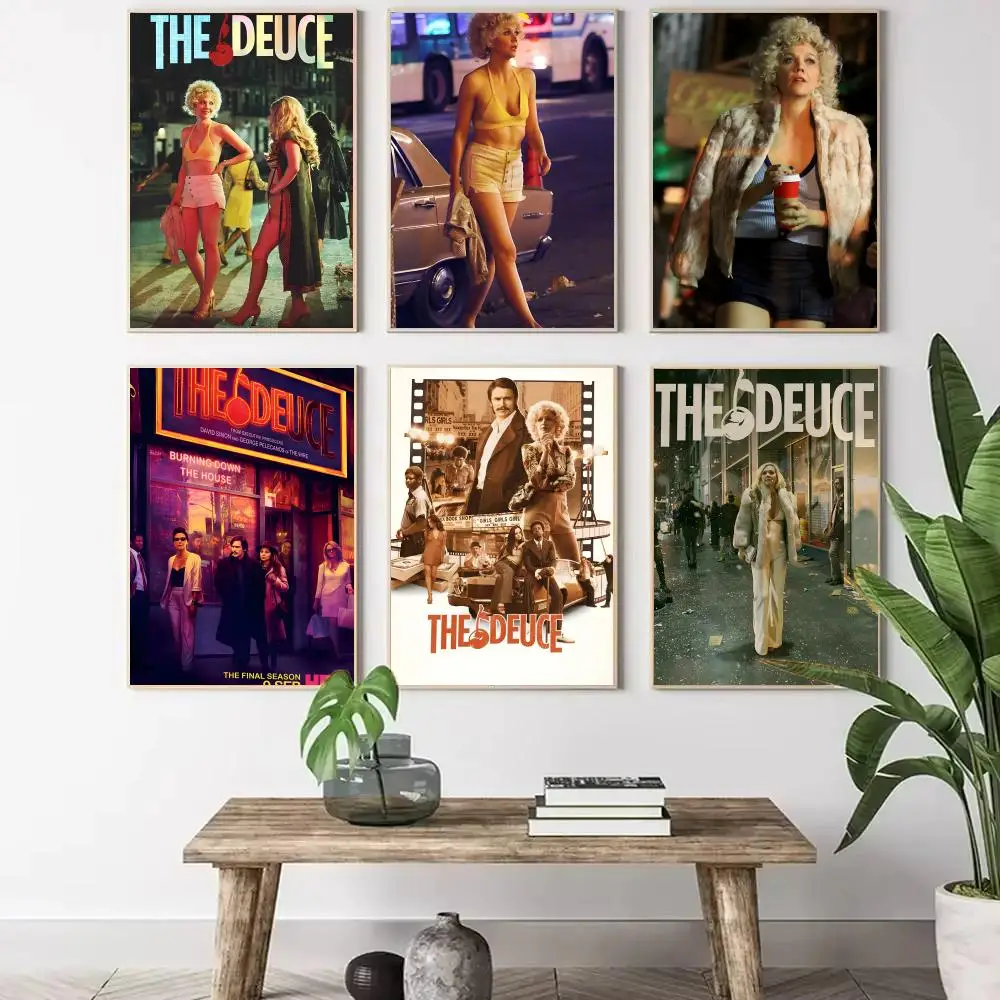 The Deuce Movie Painting Calligraphy Canvas Poster Wall Art Aesthetic Home Decoration for Living Room