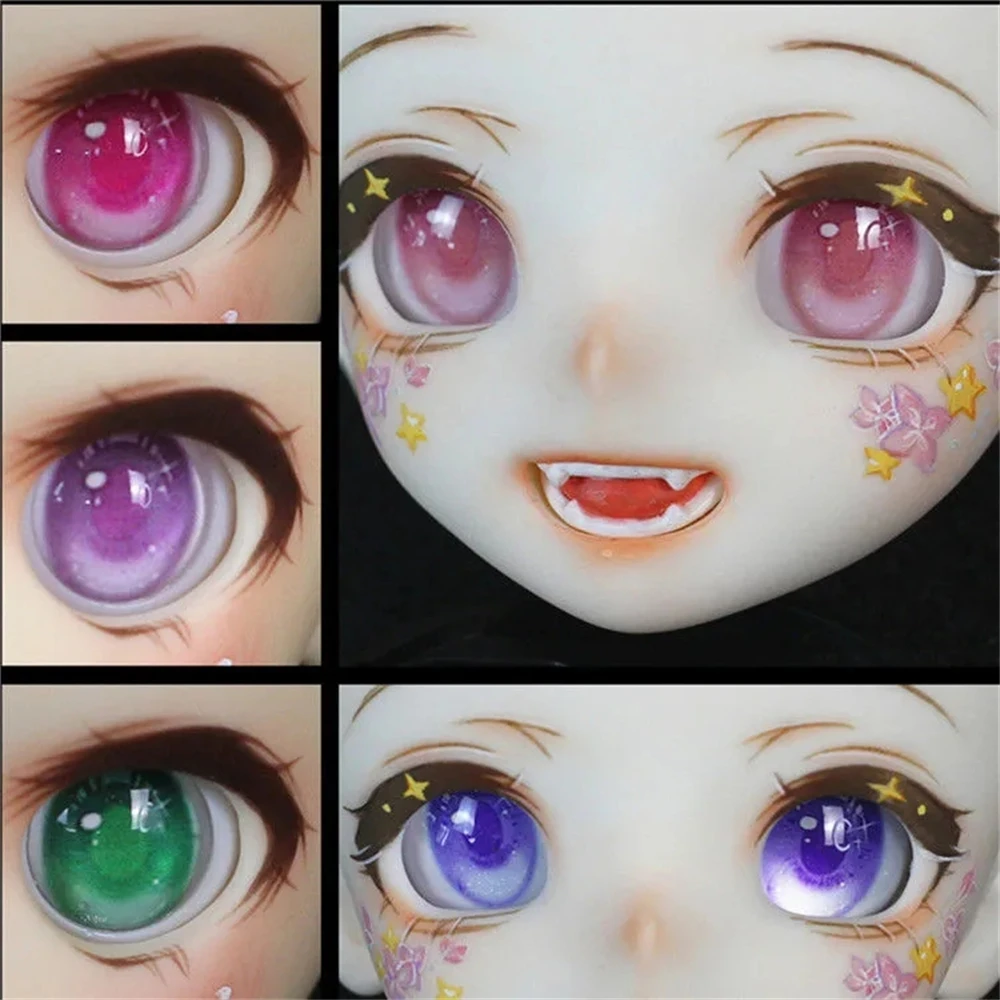 

BJD Eyes doll eyes 8mm-26mm doll laser gradient acrylic Eyes for toys 1/8 1/6 1/4 1/3 SD DD doll accessories 8mm-26mm doll eyes