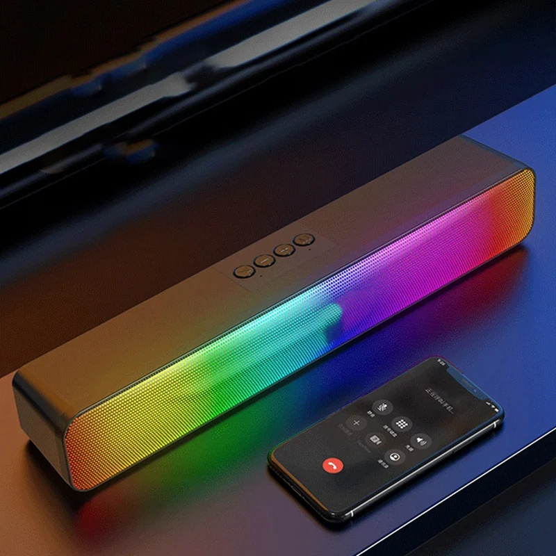 RGB 블루투스 스피커, 다채로운 Marquee, 휴대폰 컴퓨터에 적합, 태블릿 블루투스 장치