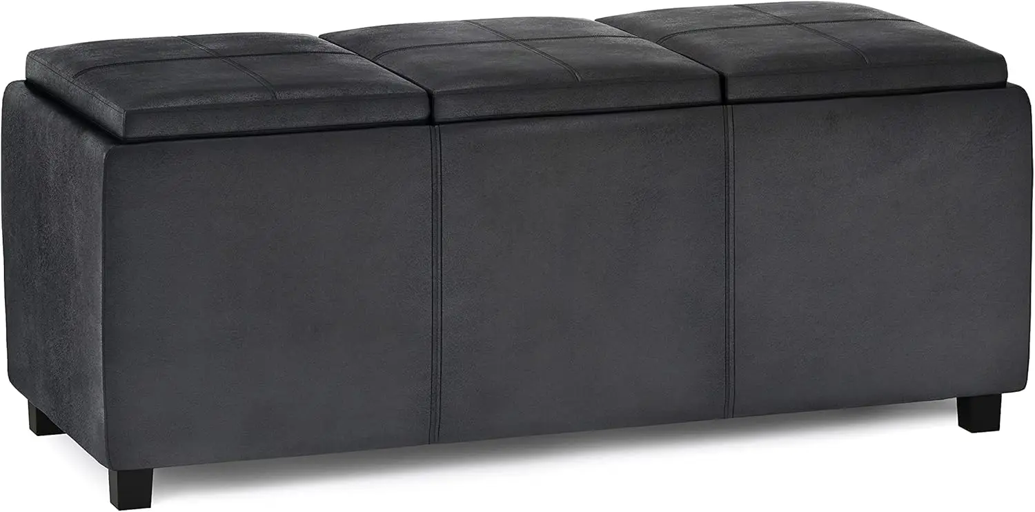 

Оттоманка прямоугольная из искусственной кожи, 42 дюйма