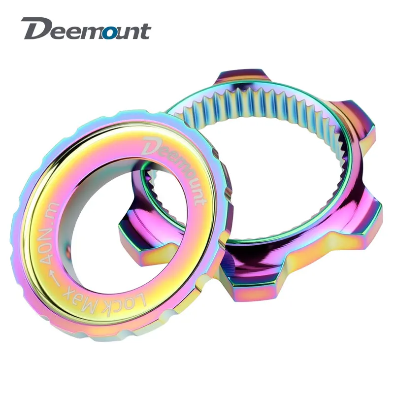 Centerlock To 6-Hole Adapter Cover For C/C 44mm Hole Discs Bike Disc Hub Center Lock Conversion 6 Bolt Rotor Adapter Cover