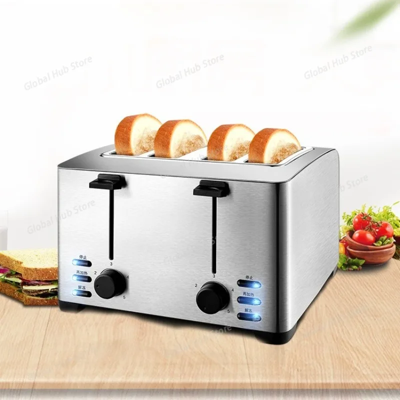 

Stainless Steel Toaster Home Commercial Hotel Toaster, Breakfast Sandwich Toast Maker