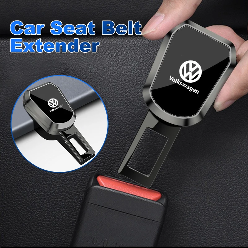 

For VOLKSWAGEN Car Seat Belt Clip Extender Safety Seatbelt Lock Buckle Plug For Volkswagen VW Golf 6 7 8 Touareg Passat Polo Jet