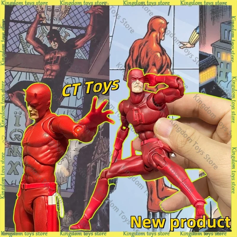 

Pre-sale Hot CT Toys Daredevil Figure Mafex 223 Comic Version SHF Anime Action Figures PVC Statue Model Custom Gifts Kids Toys