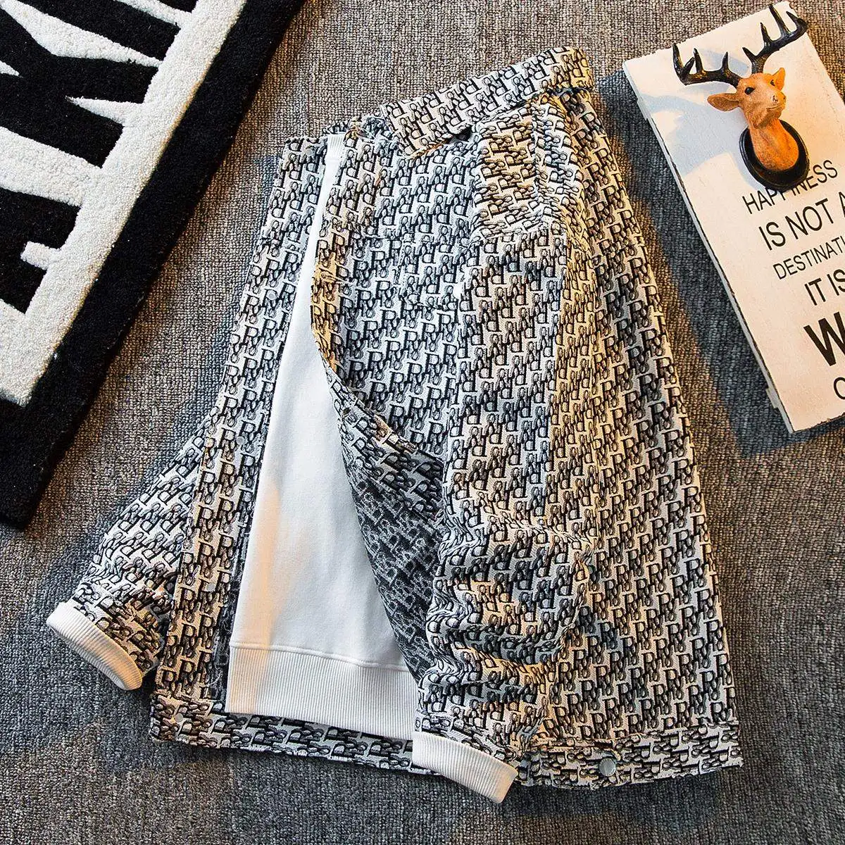 

Мужская повседневная верхняя одежда: Куртка в клетку с принтом Dry Bird, осенне-весенняя, модная, премиум-класса, для стильных джентльменов, под джинсы