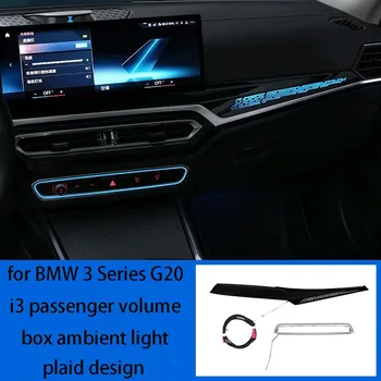 11-farbiges LED-Umgebungslicht für BMW 3er G20 i3 Getränkehalter, Mittelkonsolensattel für Schiebedach, Umgebungslicht für Beifahrervolumen