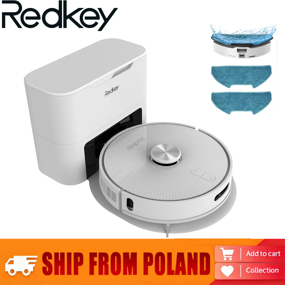 Robot Aspirador Redkey R10 con Estación