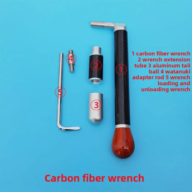 Piano tuning wrench, carbon fiber wrench, ultra-light tuning wrench, piano repair tool