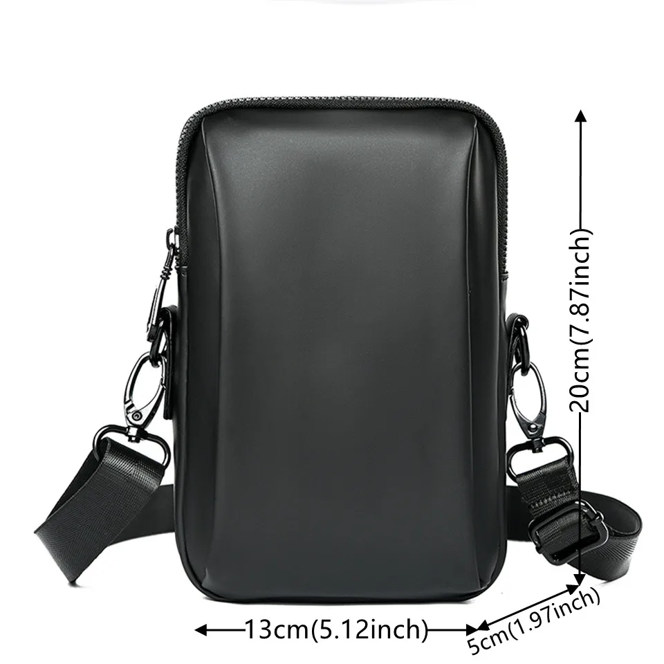 Fashion Men Mini Crossbody Bag & Handbag Clips Phone Packet Man Clutch Wallet Man Small Purse Nylon Shoulder Bags