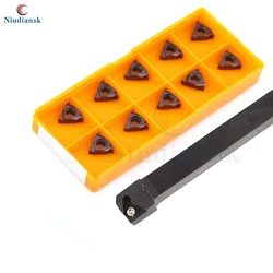 1pc SER1010 SER1212H11 SER1616H11 SEL External Threading Tool Holder For 11ER AG60 11IR AG55 Threading Inserts Lathe Tool Parts