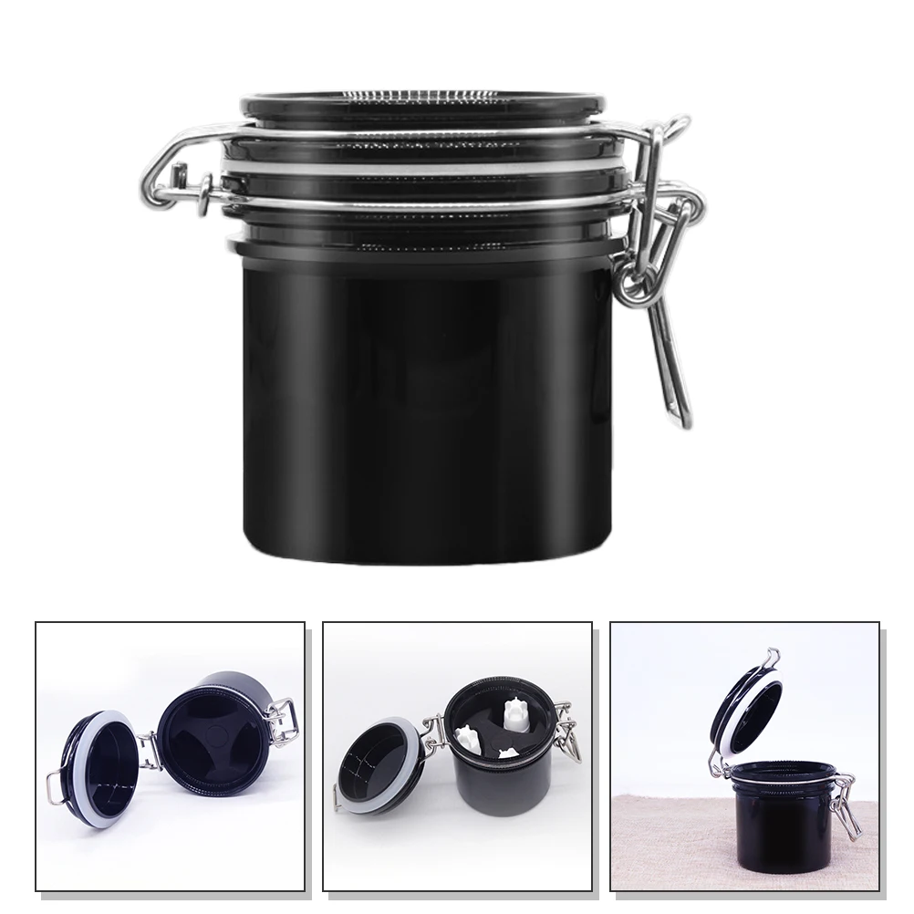 Boîte de rangement de cils à colle, étui d'extension, réservoir scellé, pot de greffage noir