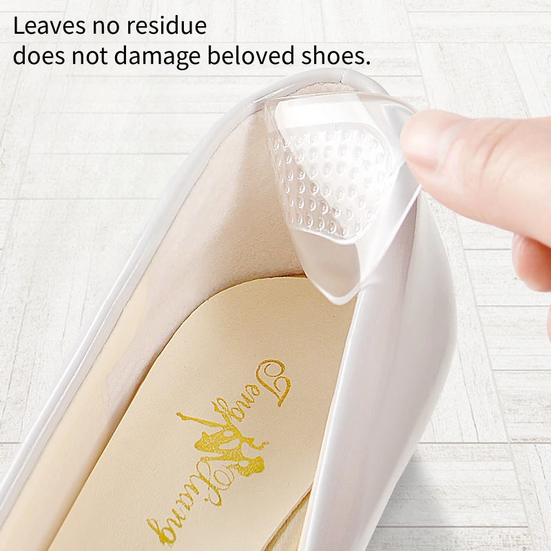 Silikon High Heels Fersen schutz Aufkleber Frauen Schuhe Fersen kissen Fußpflege rutsch feste Schuh polster für einstellbare Einlegesohlen