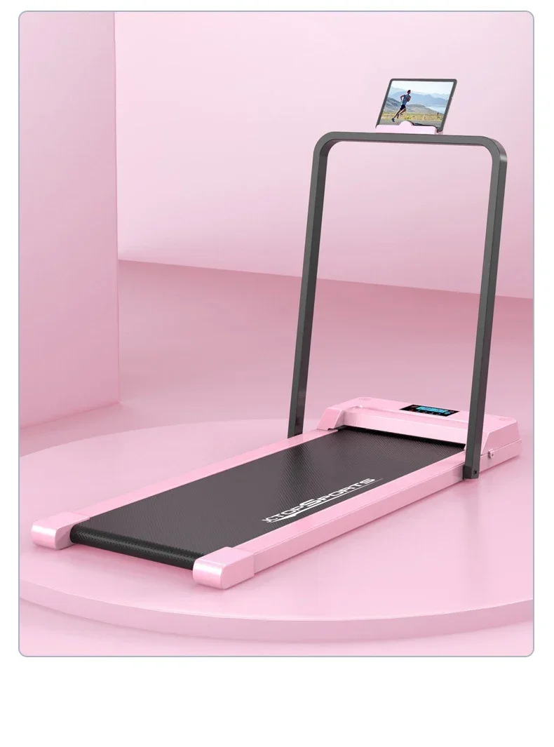 Gym Folding Electric Small Treadmill Folding Under Desk Treadmill Foldable Mini Treadmill Walk Pad